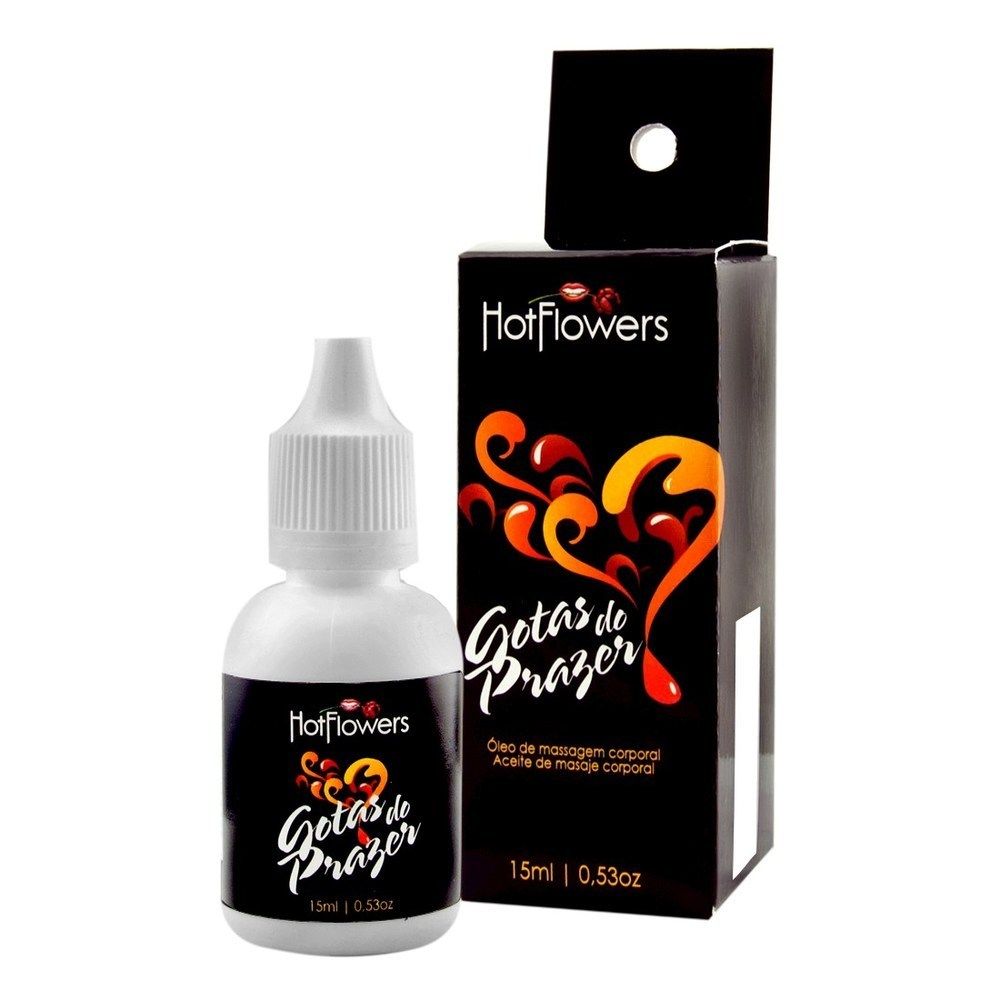 Gotas Do Prazer Líquido 15ml Hot Flowers Loja Dudamaria 7842